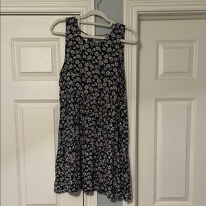 American Eagle Outfitters Black and White Sleeveless Sundress